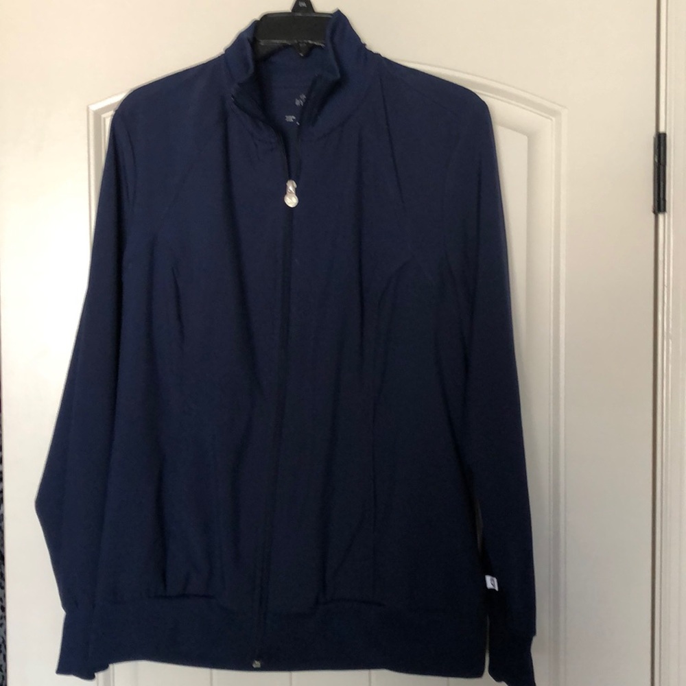 Large Navy scrub Jacket